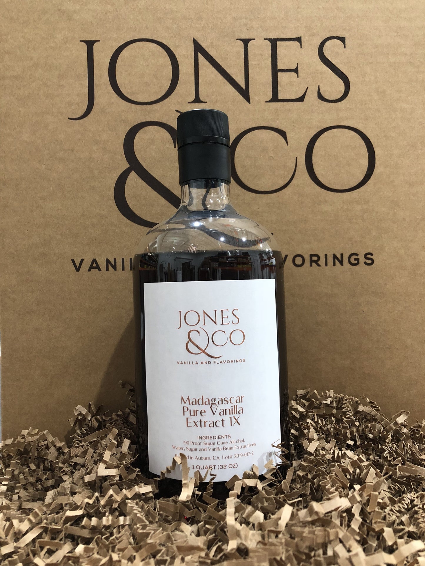 Pure Vanilla Extract from Madagascar - Quart Size - jonesflavors.com