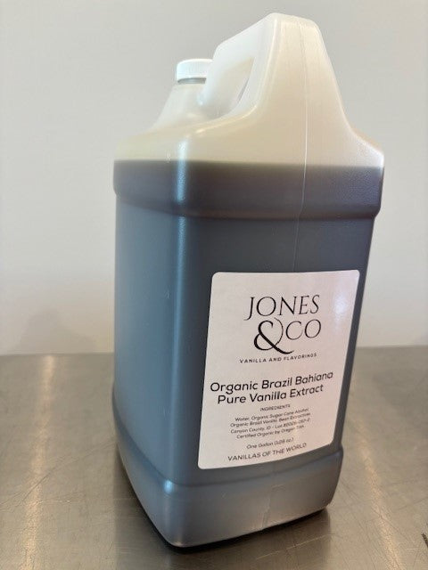 Brazil - Bahiana Pure Vanilla Extract - GALLON - Certified Organic - vanillasoftheworld.com