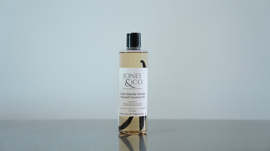 Cook Islands Vanilla Infused Coconut Oil