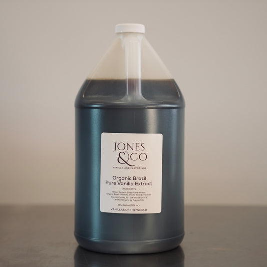Brazil - Planifolia Pure Vanilla Extract 1X - GALLON - Certified Organic - vanillasoftheworld.com