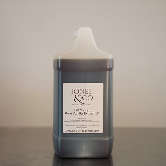 Congo - Pure Vanilla Extract 1X - GALLON - vanillasoftheworld.com