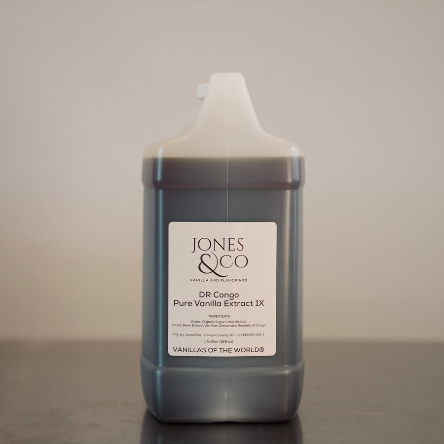 Congo - Pure Vanilla Extract 1X - GALLON - vanillasoftheworld.com