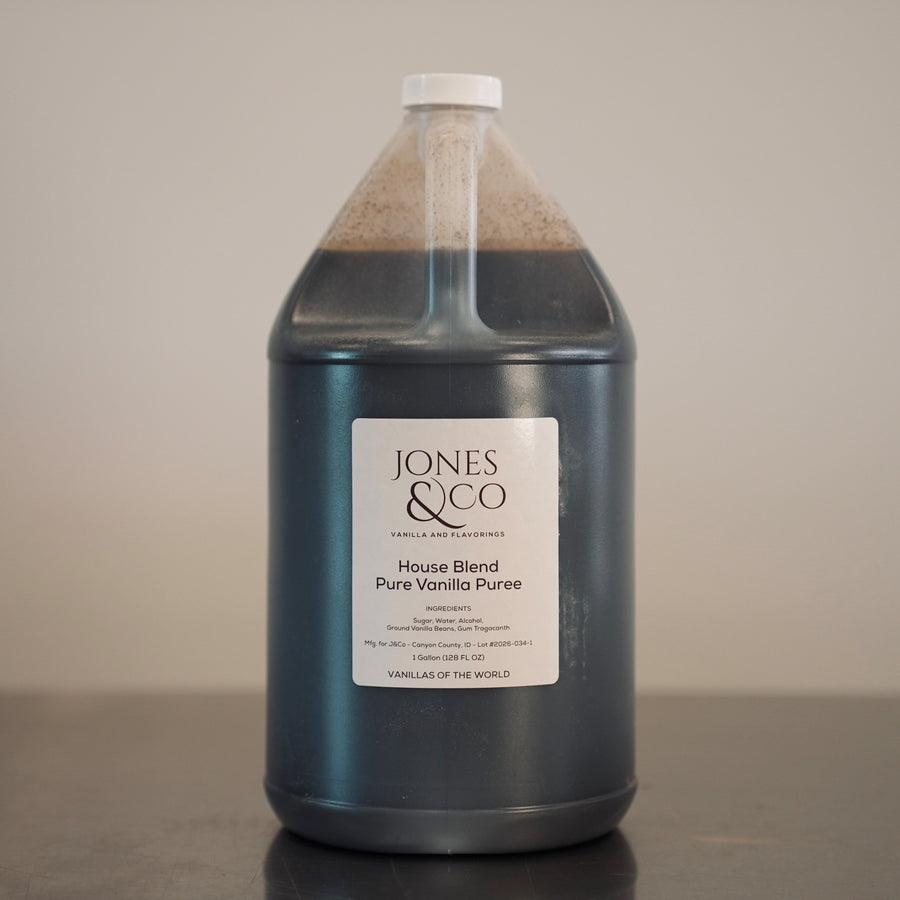 3 Bean Blend - Pure Vanilla Puree - GALLON - vanillasoftheworld.com