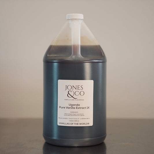 Uganda - Pure Vanilla Extract 1X - GALLON - vanillasoftheworld.com