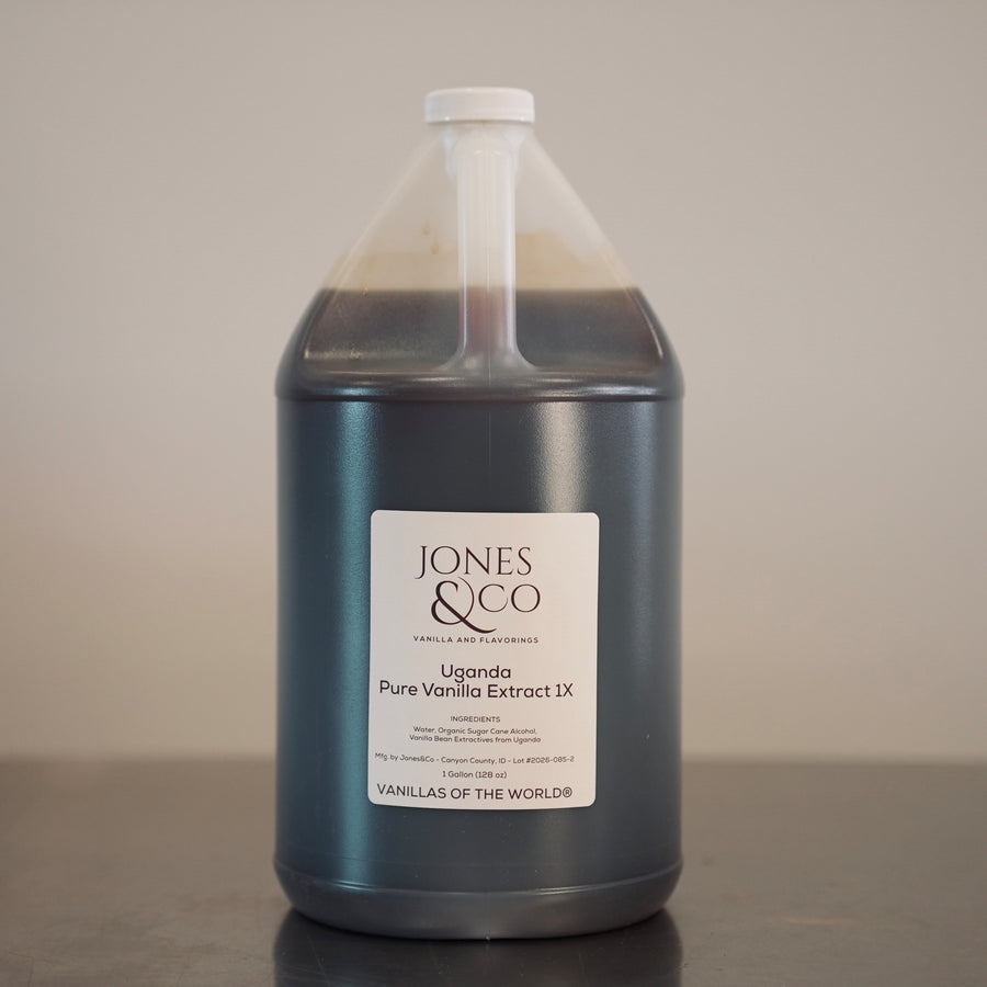 Uganda - Pure Vanilla Extract 1X - GALLON - vanillasoftheworld.com