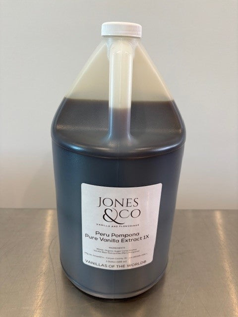 Pompona Pure Vanilla Extract from Peru - GALLON - vanillasoftheworld.com
